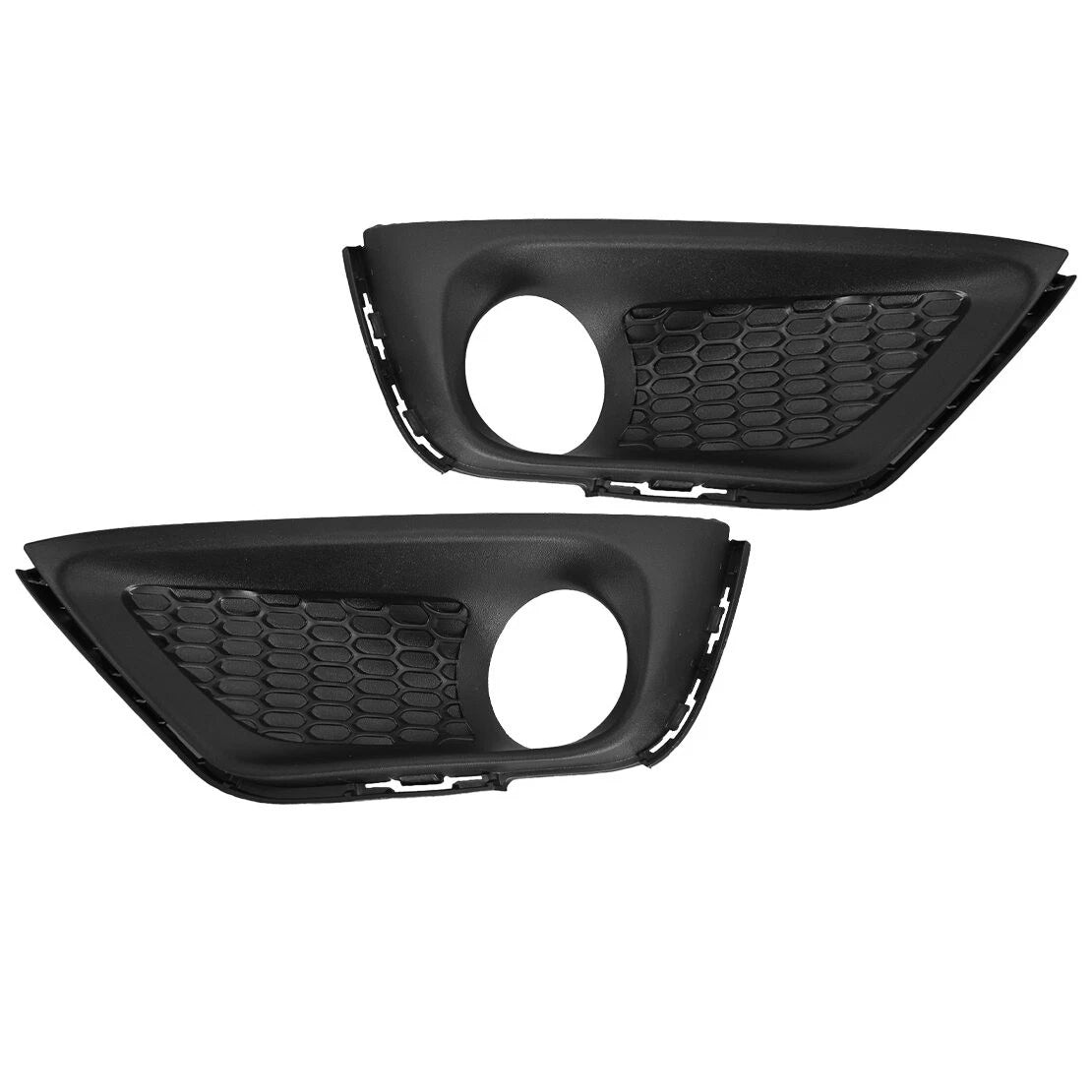 L & R Front Bumper Fog Light Covers for Jeep Compass (2017-2020)