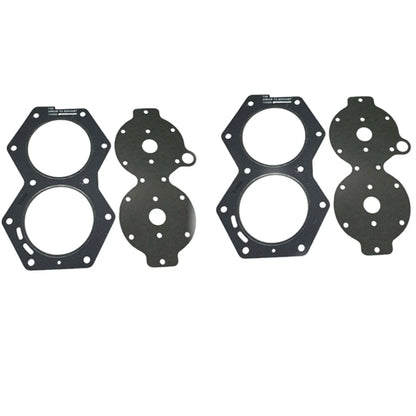 Water Jacket Cover & Cylinder Head Gasket for Johnson/Evinrude V4 85-140HP