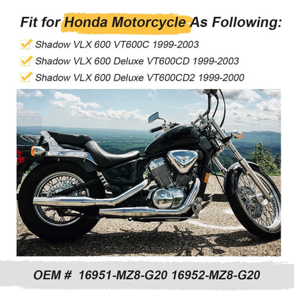 Fuel Tank Hoses for Honda Shadow VT600 VLX Deluxe (1993–2003)