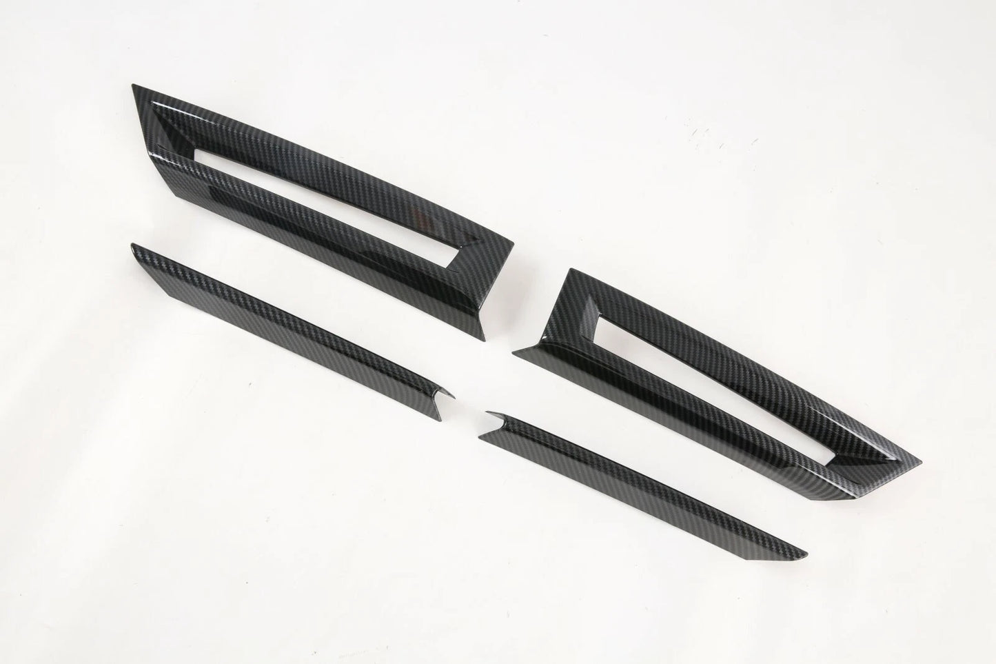Front Fog Light Carbon Fiber Lamp Cover Trim for Honda CR-V (2020-2021)