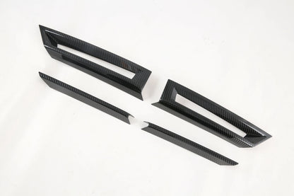 Front Fog Light Carbon Fiber Lamp Cover Trim for Honda CR-V (2020-2021)