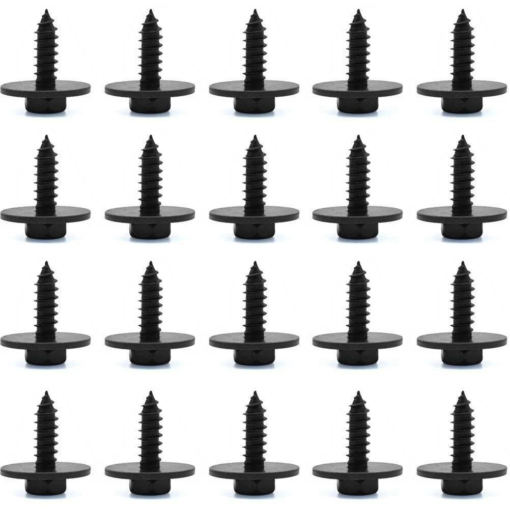 20Pcs Hex Head Screws Accessories Anti-corrosion for Bumper Engine Metal
