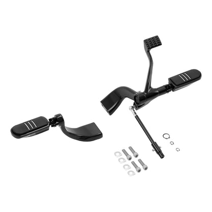 Black Mid-Controls Pegs Lever Kit for Harley Sportster XL 48 72 (2014-2022)