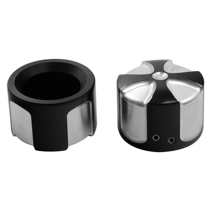 Front Axle Cap Nut Covers for Harley Sportster XL 883 XL1200 (2009-2022)