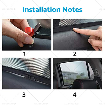 Magnetic Sun Shades for Nissan Tiida 2004-2010 C11 Hatch Front Windows