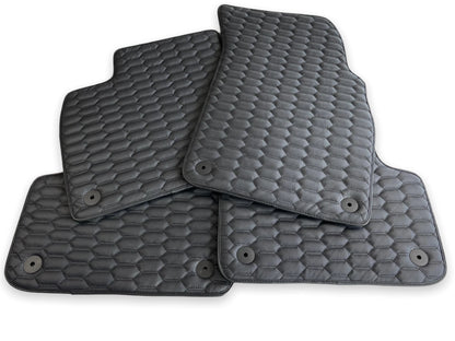 Exclusive Leather Floor Mats for Audi Q3 2013-2018 2 x ER56 Design