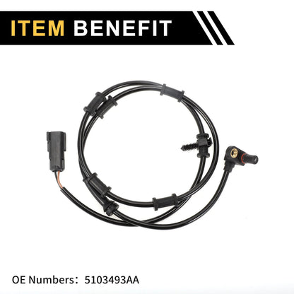 ABS Wheel Speed Sensor for Dodge Ram 3500 Front Left Right (2003-2005)