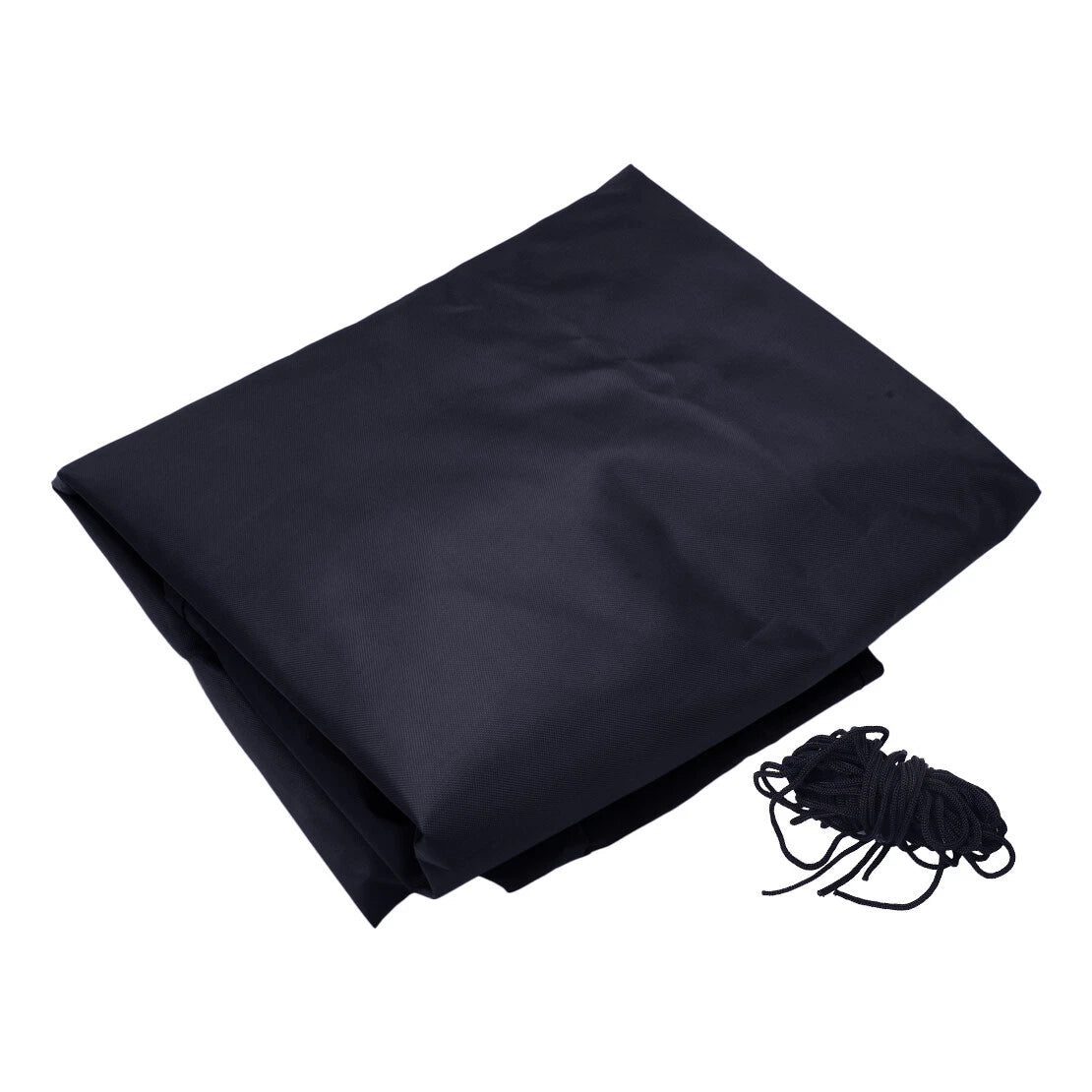 420D Black Trailer Flat Tarpaulin Cover with Rubber Rope Straps