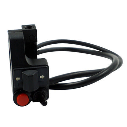 7/8" Left Motorcycle Handlebar Switch for Turn Signal, High/Low Beam, Horn