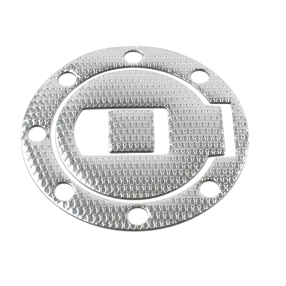 Silver Gas Tank Cap Cover Decal for Yamaha XJR400 1200 1300 (1994-2007)