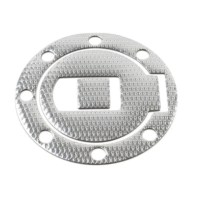 Silver Gas Tank Cap Cover Decal for Yamaha XJR400 1200 1300 (1994-2007)