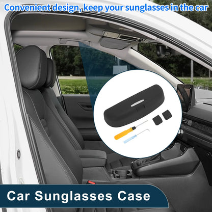 Sunglasses Case for Mitsubishi Outlander Eyeglasses Holder Black