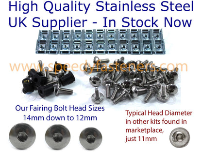 Screw Set / Steel Shoulder Fairing & Windshield for Aprilia Tuono 1100