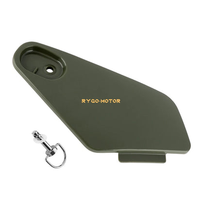 Storage Box Plastic Cover Green & Stud for Honda Rancher 350 (2004–2006)