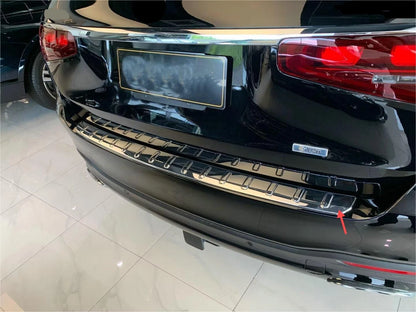 Steel Rear Outer Guard Bumper Lid Cover Trim for Mercedes-Benz GLS (2020-2023)