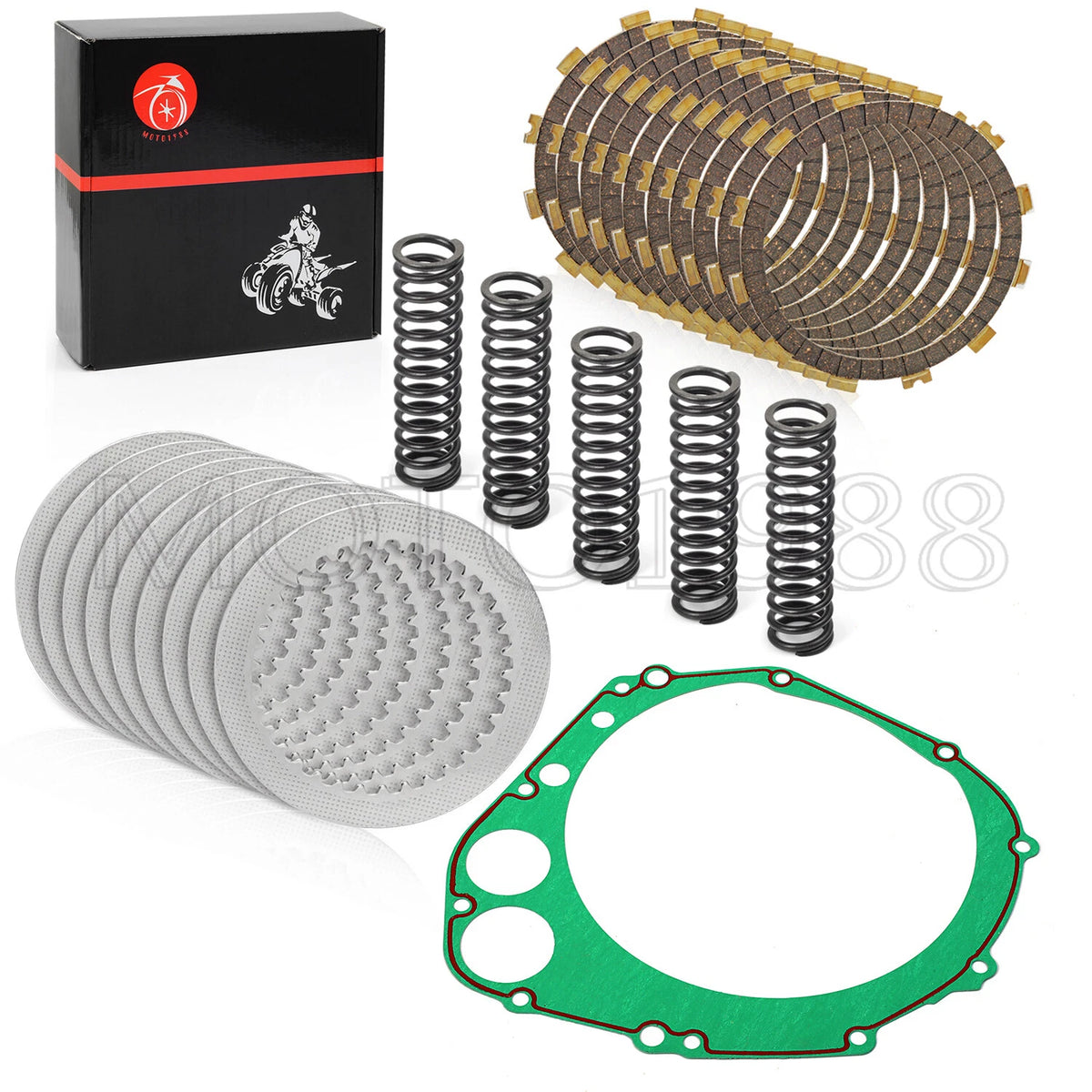 Friction Plate Clutch Kit & Springs Gasket for Suzuki GSX-R1000 (2001–2004)