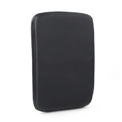 Carbon Fiber Center Console Armrest Cushion Mat Cover for Car