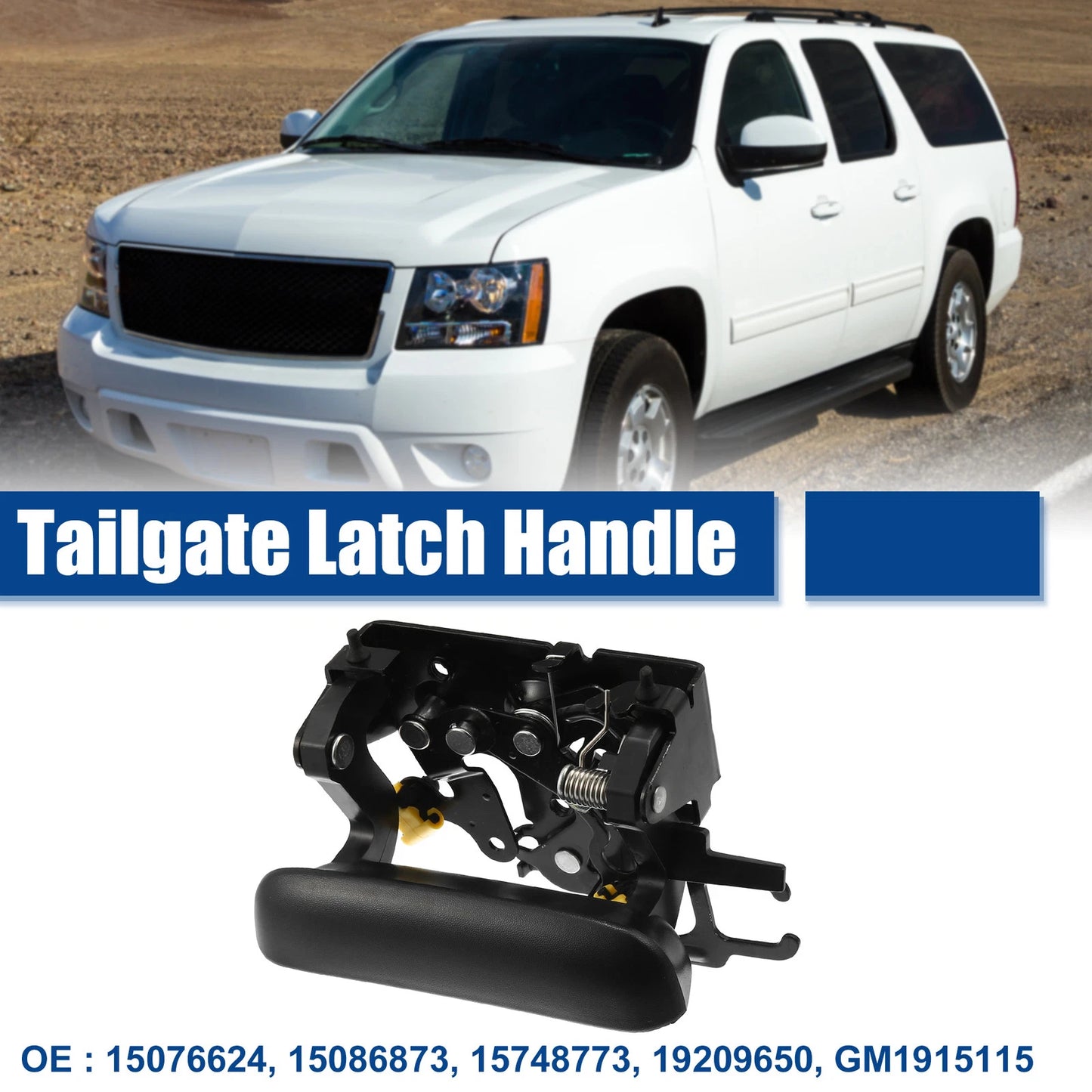 Rear Door Liftgate Latch Handle for Chevrolet Avalanche Rod Clips