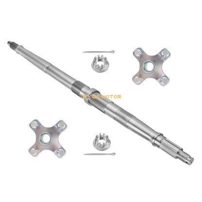 2 x Rear Wheel Axle & Hubs for Honda TRX250X/TRX250EX (2017–2020, 2001–2008)