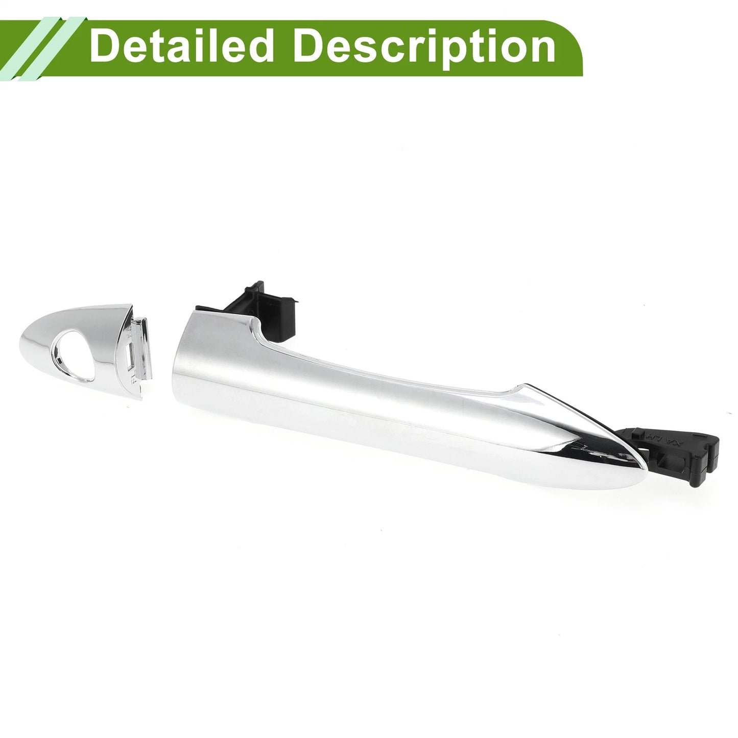 Exterior Door Handle for Hyundai Kia Silver Tone Front Left (2011-2016)