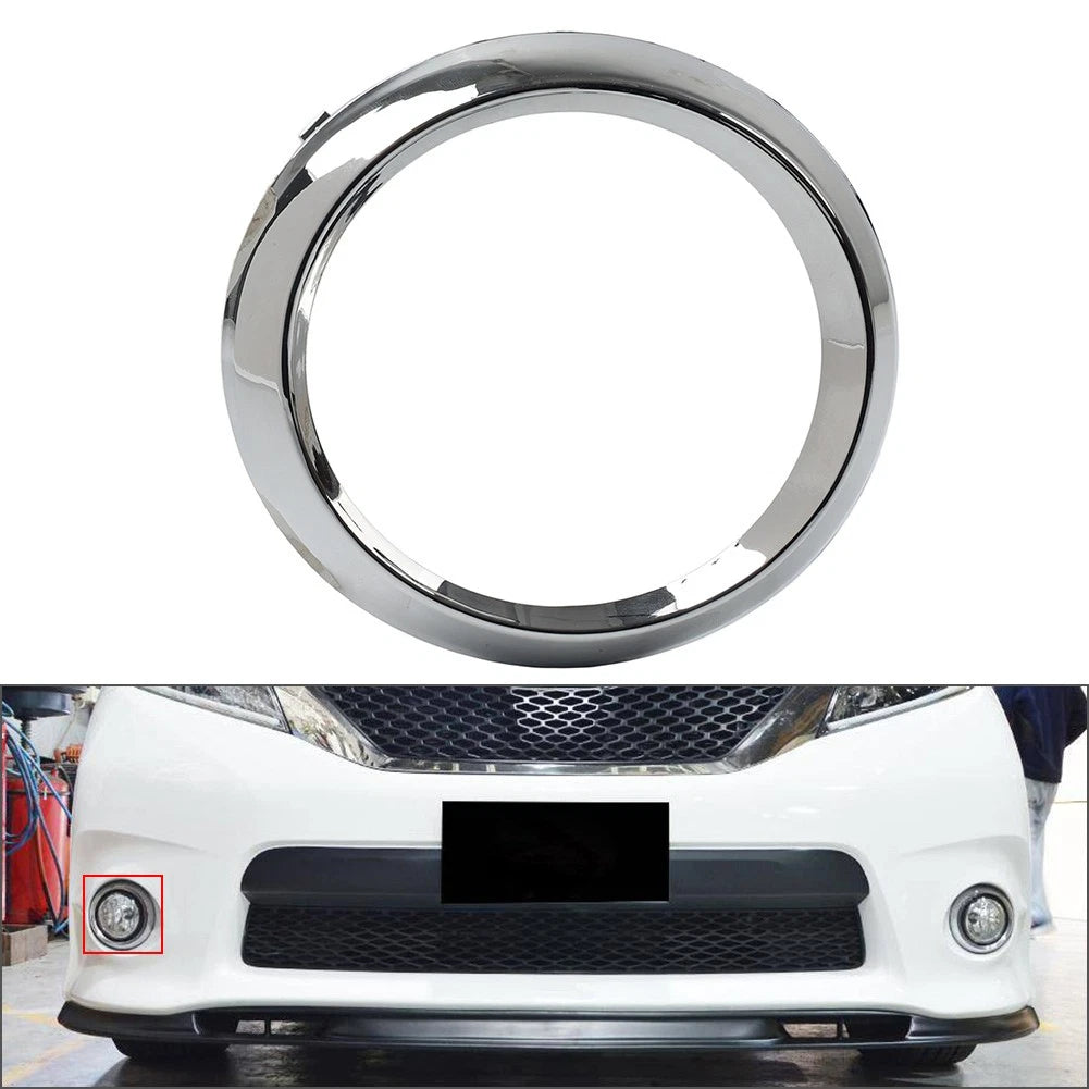 Right Fog Light Bezel Cover Chrome Trim for Toyota Sienna (2011-2017)
