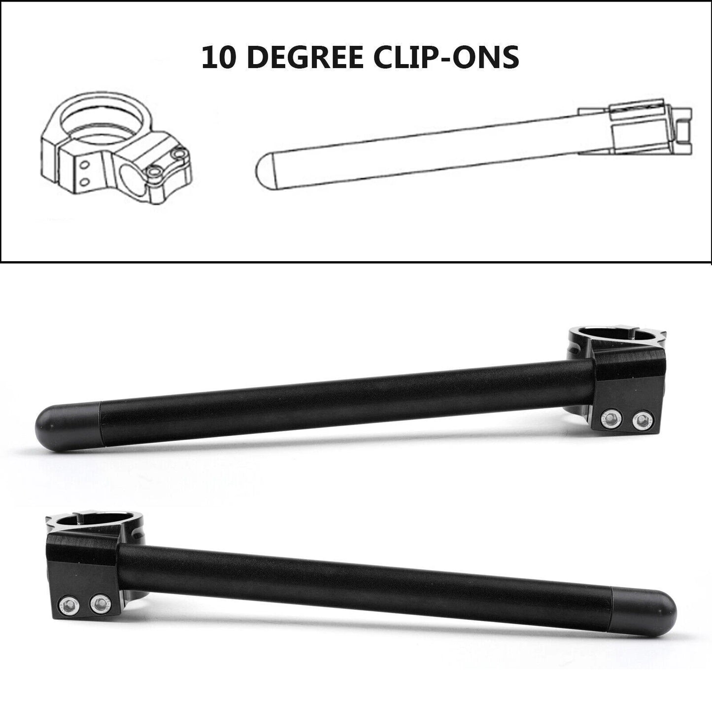 51mm Stub Handlebar Clip for Aprilia RSV4 (2010-2023)
