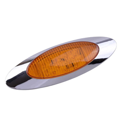 4 x Amber Thin LED Clearance Marker Lights for Car Truck Trailer Boat