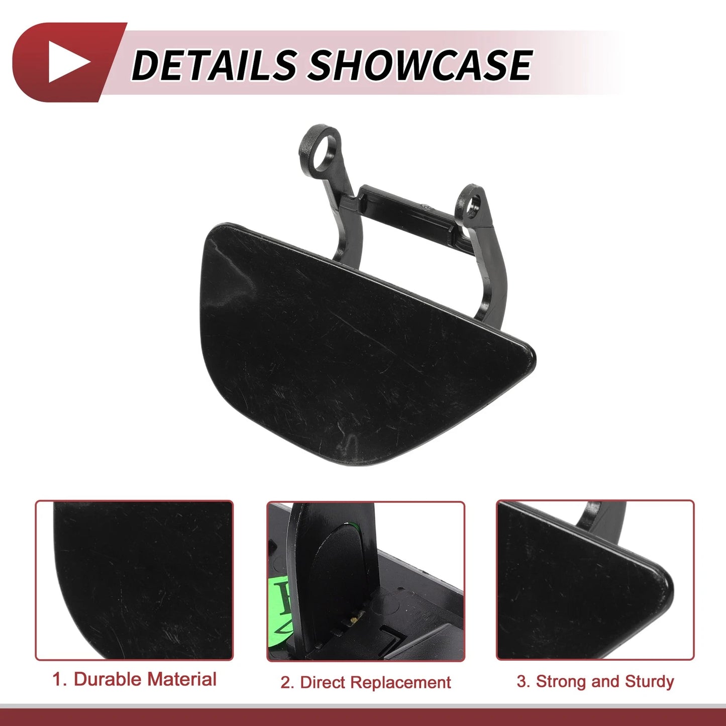 Front Left Washer Nozzle Cover for BMW 535i GT (2010-2017) Unpainted