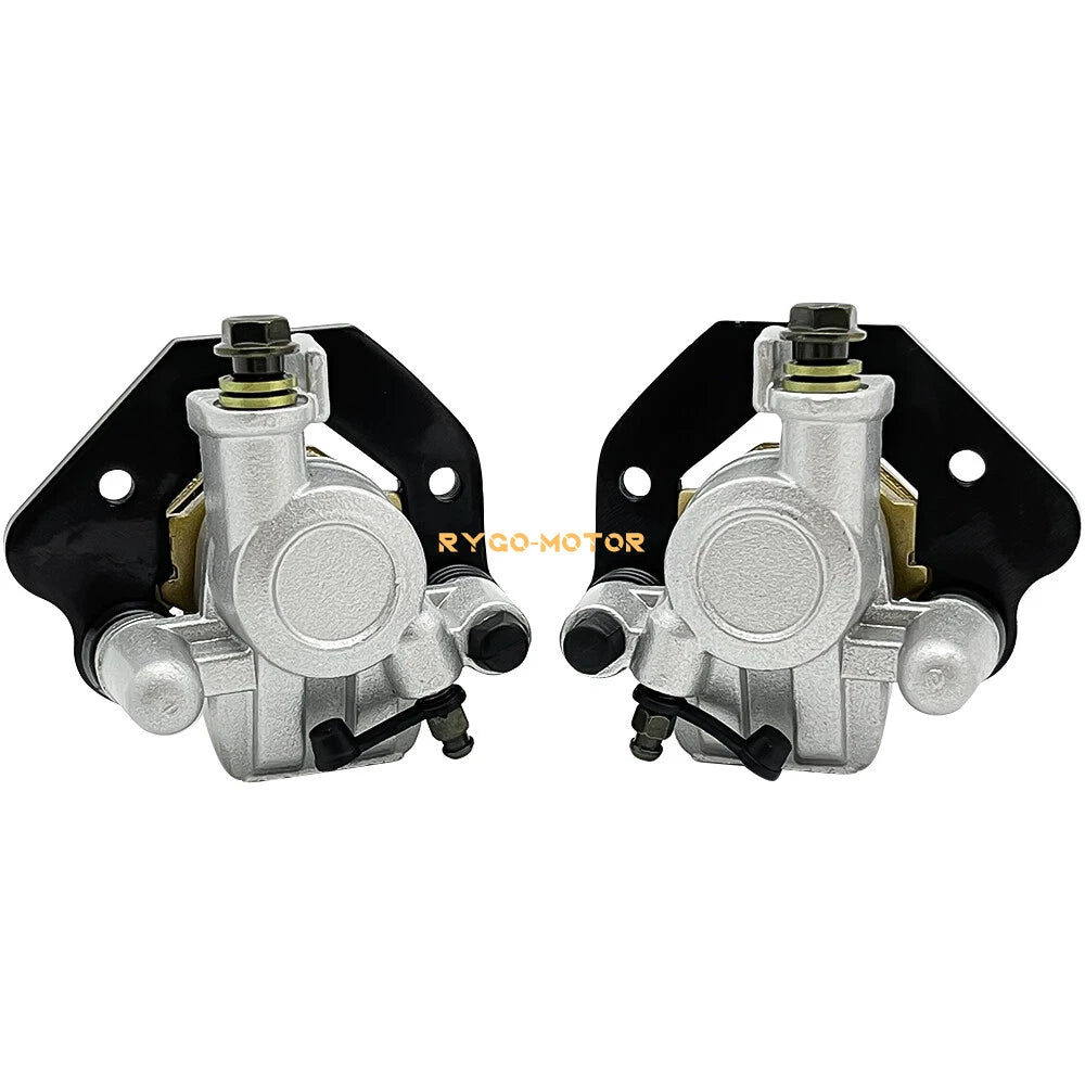 2 x Front Left/Right Calipers & Pads for Kawasaki Lakota 300 KEF300 (1995–2003)
