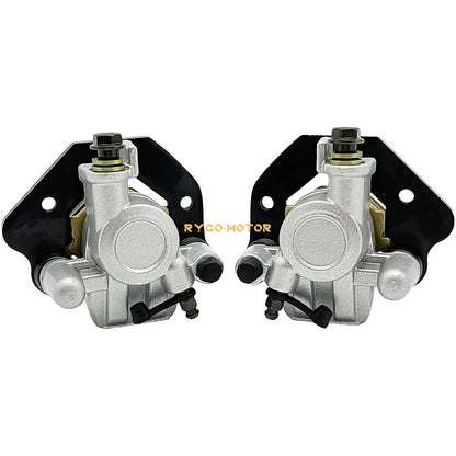 2 x Front Left/Right Calipers & Pads for Kawasaki Lakota 300 KEF300 (1995–2003)