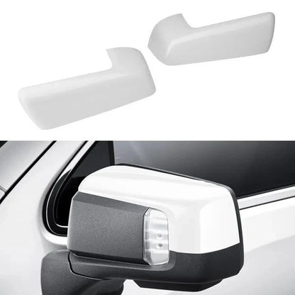 Side Mirror Cover Cap for GMC Sierra, Chevrolet Silverado 2019-2024 White