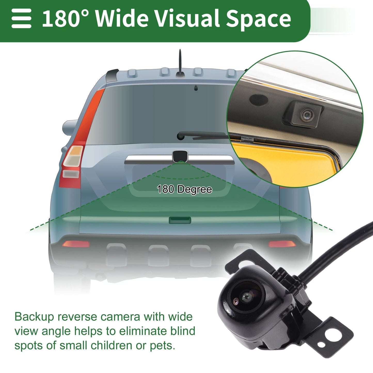 Rear View Camera for Hyundai Santa Fe 3.3L (2013-2018)