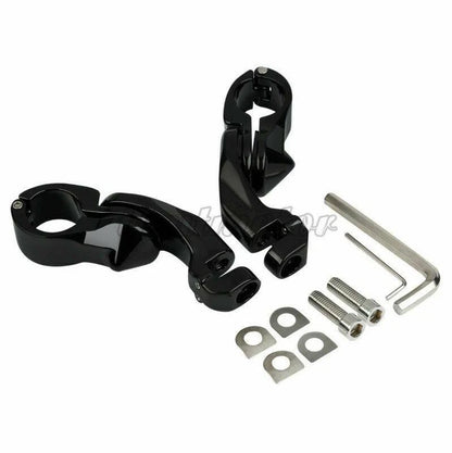 Footrest Footpeg 1 1/4'' Short Angled Mount for Harley Street Glide