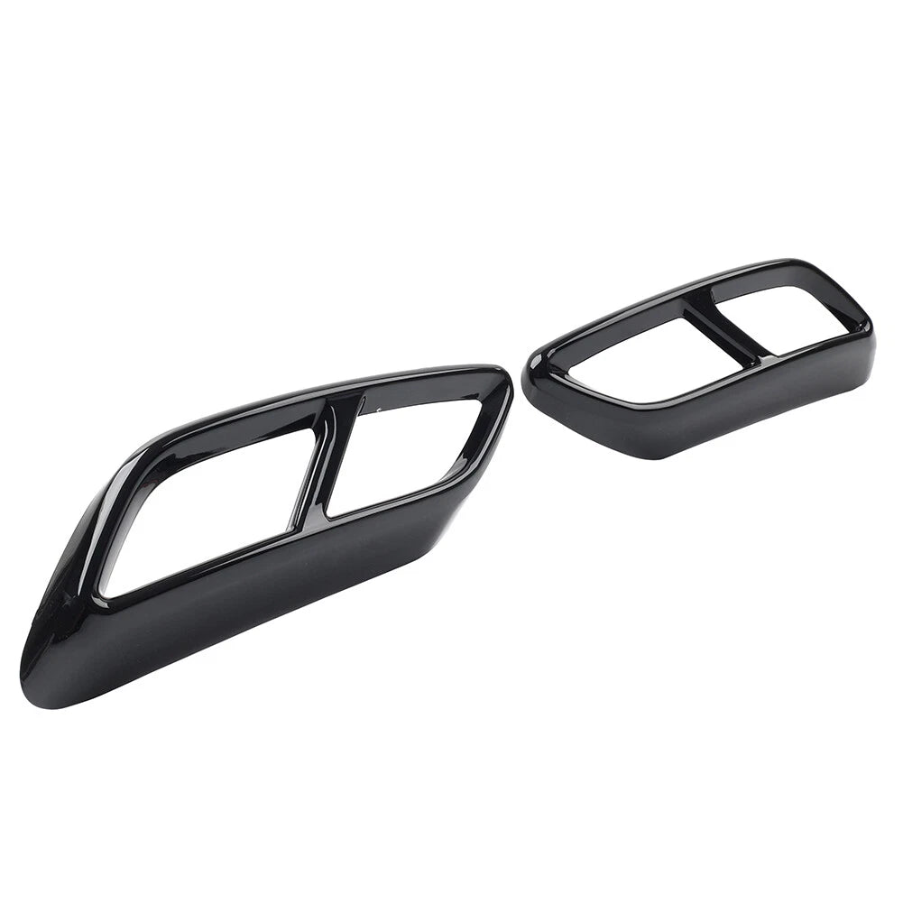 Rear Throat Exhaust Pipe Muffler Tips Cover Trim for Audi A3 (2021-2023)