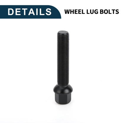 10 x M14x1.5 Ball Seat Wheel Lug Bolt for Volkswagen Porsche