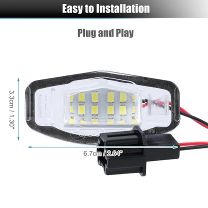 LED License Plate Light Lamp Assembly for Honda Accord Acura