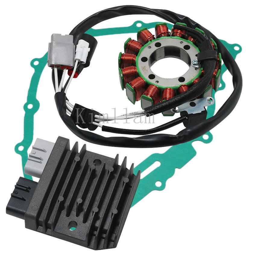 Magneto Stator, Voltage Rectifier, Gasket for Yamaha YXR700F Rhino (2008-2013)