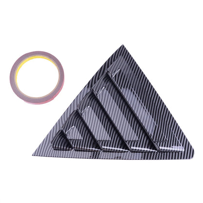 Carbon Fiber Rear Window Louver Vent Cover for Toyota Corolla (2014-2018)