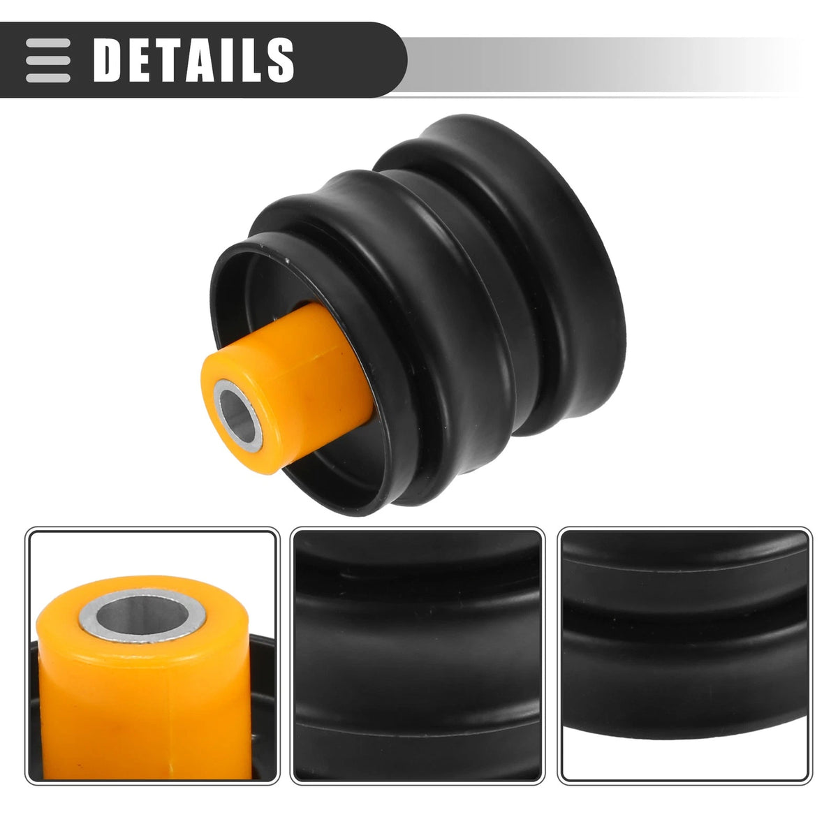 Rear Suspension Bump Stop for Honda HR-V 2016-2020 (2 x) Black