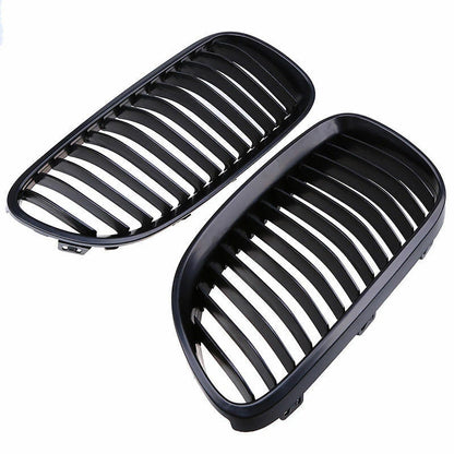Matte Black Front Grille Cover for 2011-2013 BMW E92 E93 Coupe 320i 328i 335i