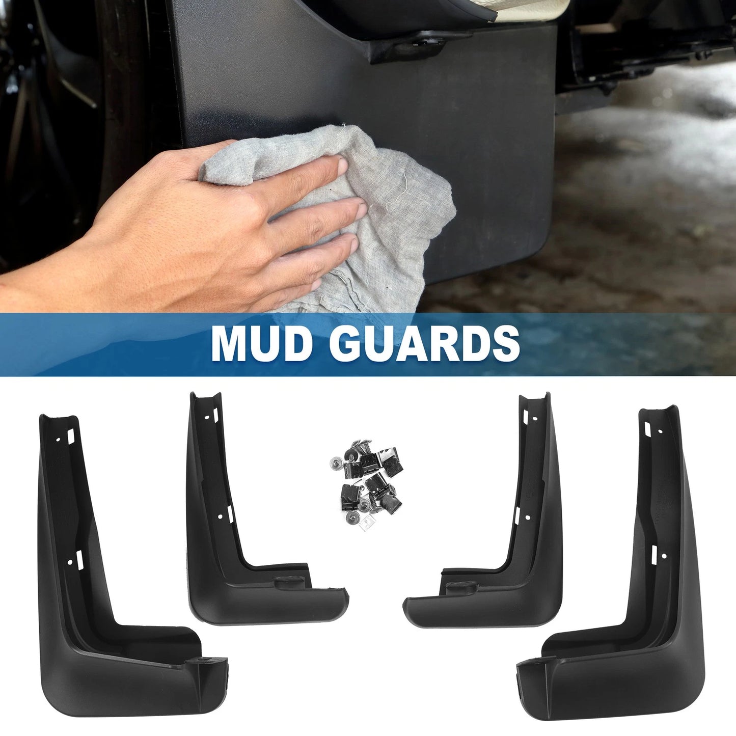 Mud Flap Splash Guards for Mini Clubman F54 (2015-2023)