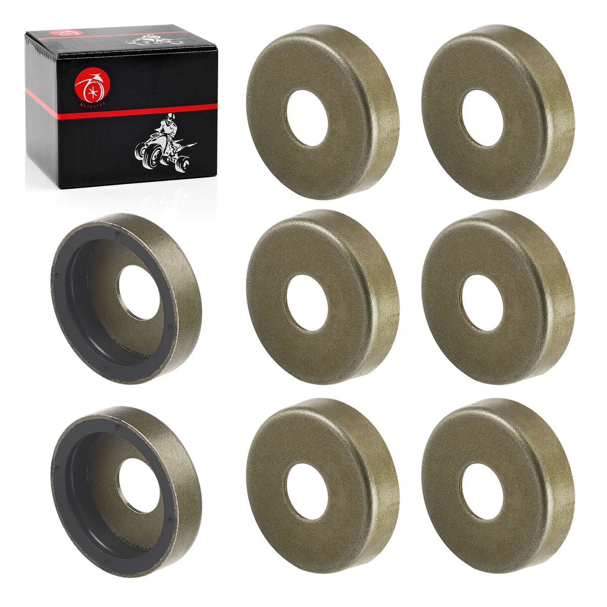 8x Front A-Arm Bushing Rubber Cap for Polaris Outlaw 50 (2008–2019)