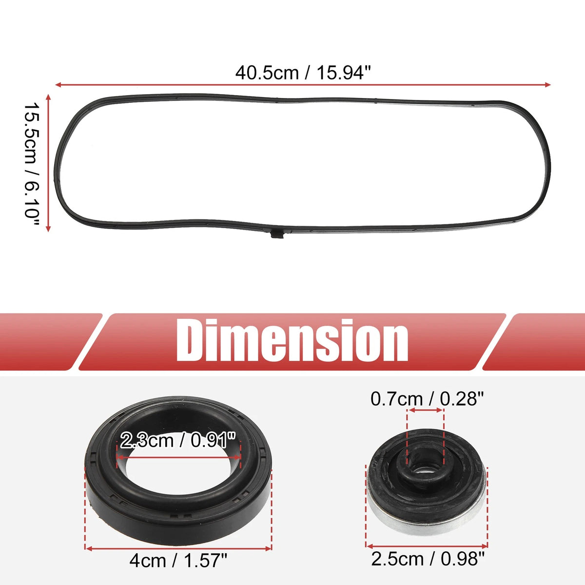Engine Valve Cover Gasket Set for Honda Accord Odyssey Pilot (2003-2017)