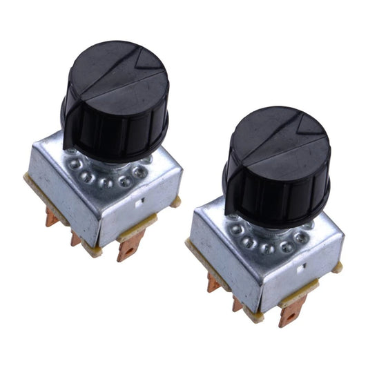 2 x A/C Blower Rotary Switch for Kenworth Freightliner (2000-2023)