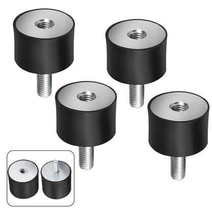 Anti Vibration 4Pcs M8 Rubber Mounts Isolator Bobbins for Car Exhaust System