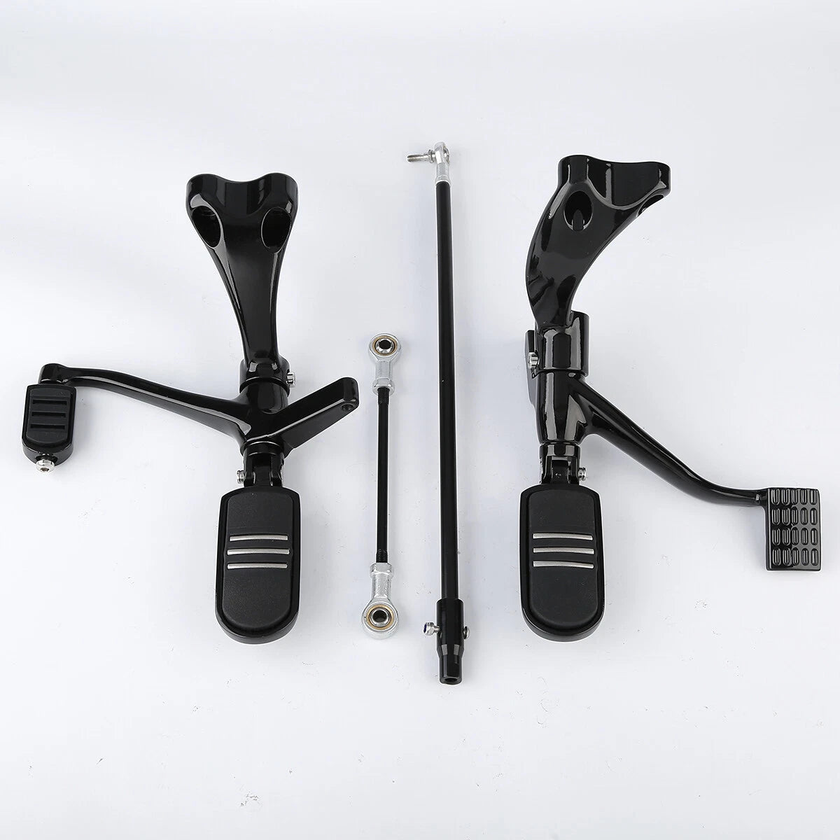 Black Forward Control Lever & Footpeg Bracket for Harley Sportster (2014-2022)