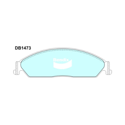 4WD Front Disc Brake Pad Set for Ford Falcon BA BF FG (2002-2014)