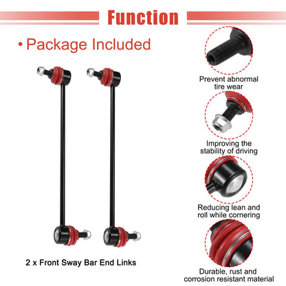 Front Stabilizer Sway Bar End Links for Mazda 3, BMW 740i (2004-2013)