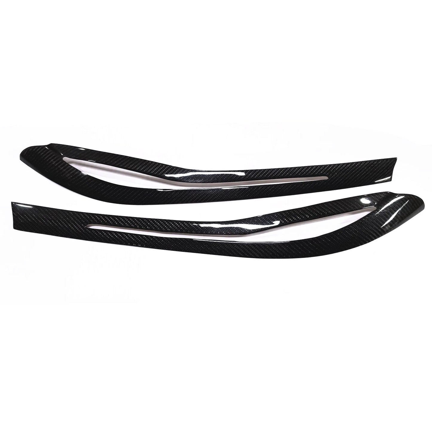 2 x Carbon Fiber Headlight Eyebrow Trim for BMW 7-Series G11 G12 (2016-2018)