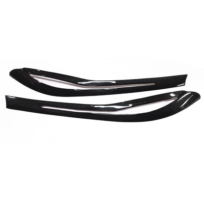 2 x Carbon Fiber Headlight Eyebrow Trim for BMW 7-Series G11 G12 (2016-2018)